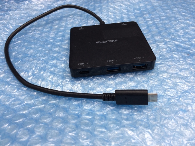 ELECOM U3HC-DC03BBK USB3.1ハブ/ Gen1/ ドッキングステーション/ Power Delivery対応/ Type-Cコネクタ【複数あり】