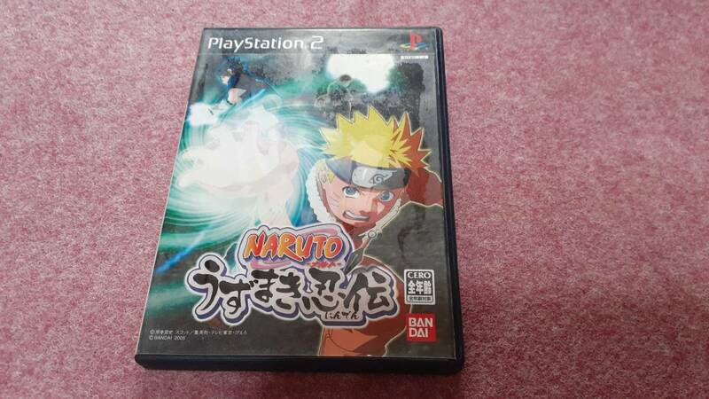 ◎　ＰＳ２　110円均一【ＮＡＲＵＴＯ～ナルト～　うずまき忍伝】箱/説明書/動作保証付/2枚までクイックポストで送料185円