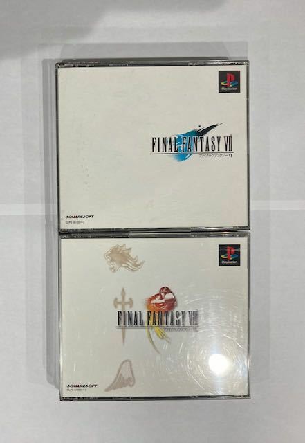 ファイナルファンタジーⅦ＆Ⅷ プレイステーションソフト２本 Ⅶの説明書なし、Ⅷはあり　F F7 F F8