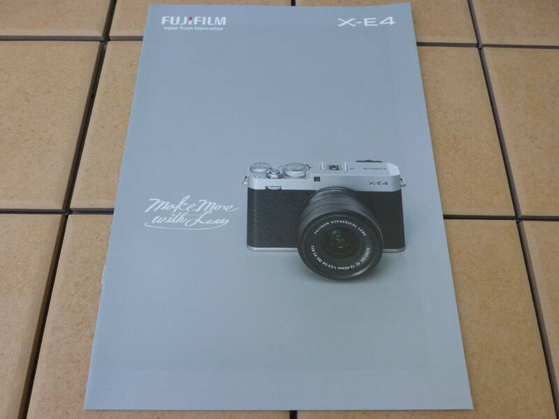 【カメラ・カタログ】富士フィルム FUJIFILM X-E4