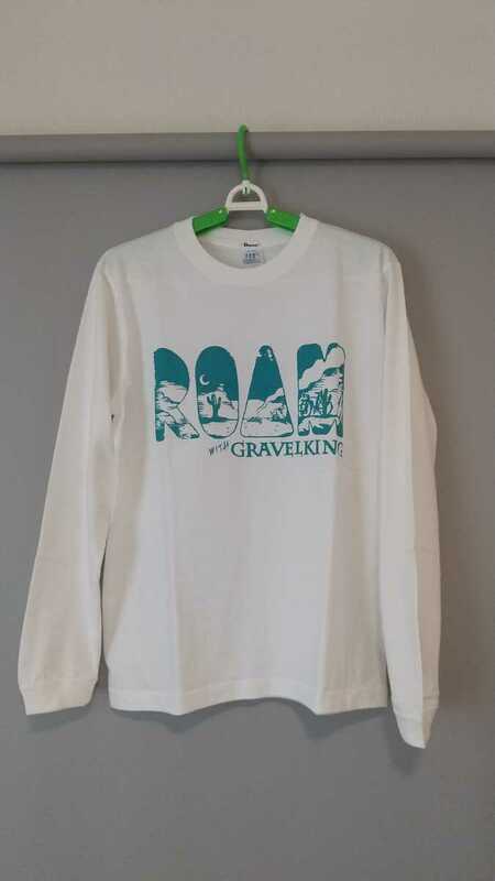 送料無料 新品 パナレーサー オリジナルロングTシャツ ROAM WITH GRAVEL KING Panaracer Sサイズ