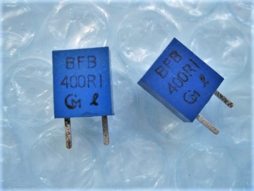 P0054　MURATA　ムラタ　セラロック？セラミックフィルタ？　BFB400R1？？　動作未確認　未使用品ですが長期保存品　ジャンク品　2個セット
