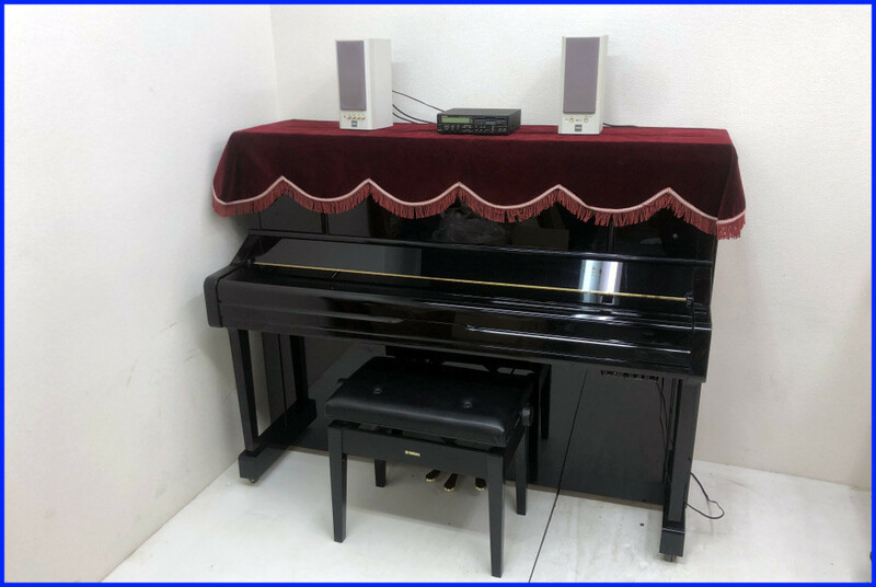 YAMAHA/ヤマハ サイレントアンサンブルピアノ【YU10SEB】自動演奏機能付き 高低自在イス/リモコン/ヘッドフォン等付属品多数 アップライト