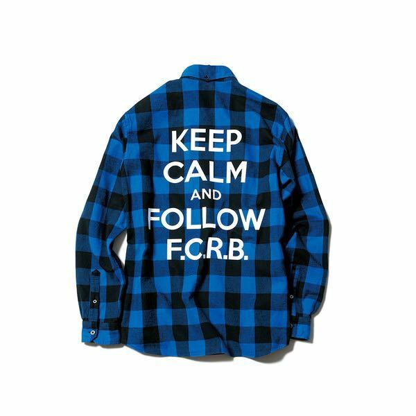 【レターパックプラス対応】 FCRB f.c real bristol エフシーレアルブリストル SOPH ソフ KEEP CALM FLANNEL CHECK SHIRT チェックシャツ