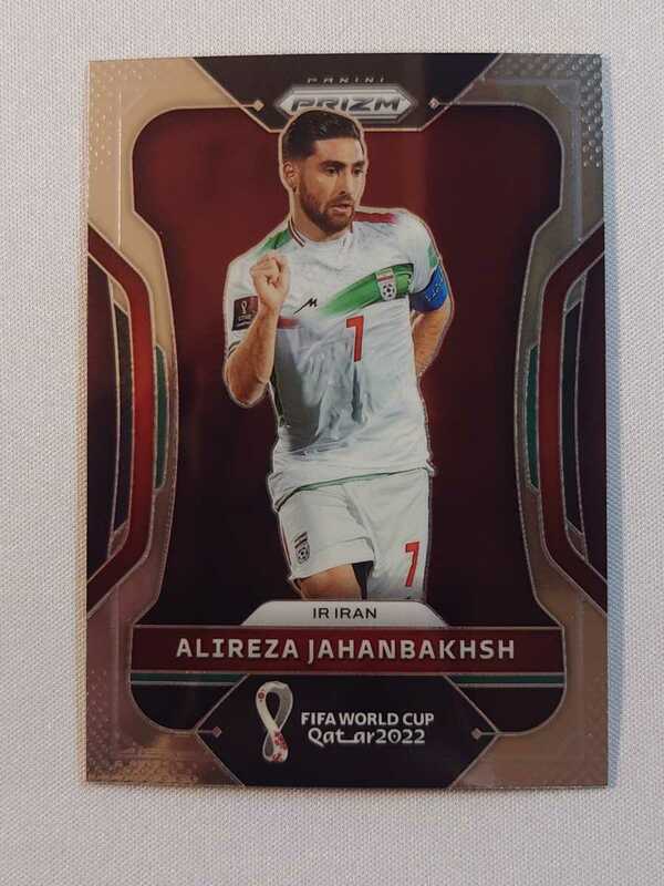 ALIREZA JAHANBAKHSH #120 PANINI PRIZM FIFA WORLD CUP QATAR 2022 カード イラン アリレザ・ジャハンバクシュ ワールドカップ カタール