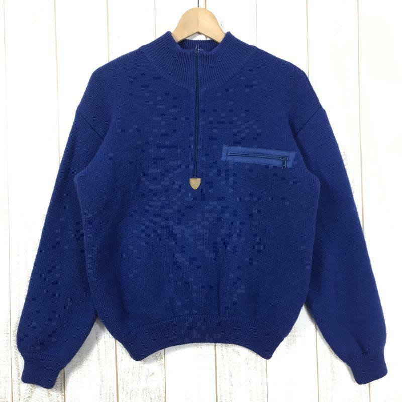 MENs S パタゴニア 1996 アルピニスト セーター Alpinist Sweater ストームブルー ウール ニット ジップネック 生産終了