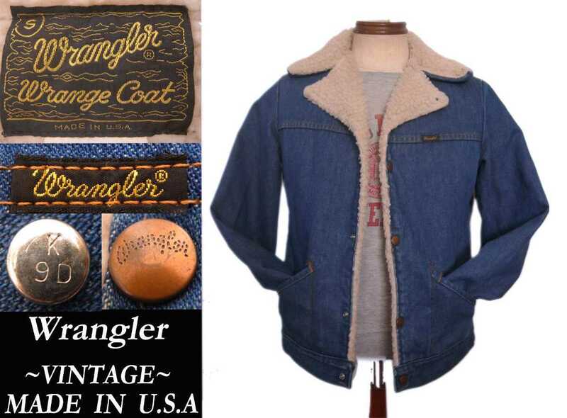 70sビンテージ wrangler ボア wrange コート USAアメリカ 456NV ランチコート RRL ガーメンツ model ウエアハウス LEVI'S マッコイズ model