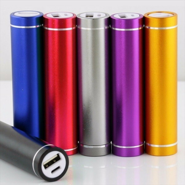 【新品】 モバイルバッテリー 2600ｍAh 18650バッテリー用 ケース (紫）