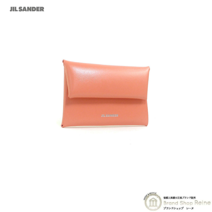 ジルサンダー （JIL SANDER） ロゴ コインパース コインケース 小銭入れ J07UI0013 コーラル（新品）