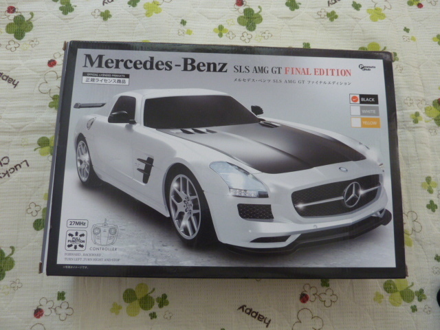 ★美品　メルセデス・ベンツ　SLS AMG GT ファイナルエディション　ブラック　正規ライセンス商品　ラジコン　ラジコンカー★