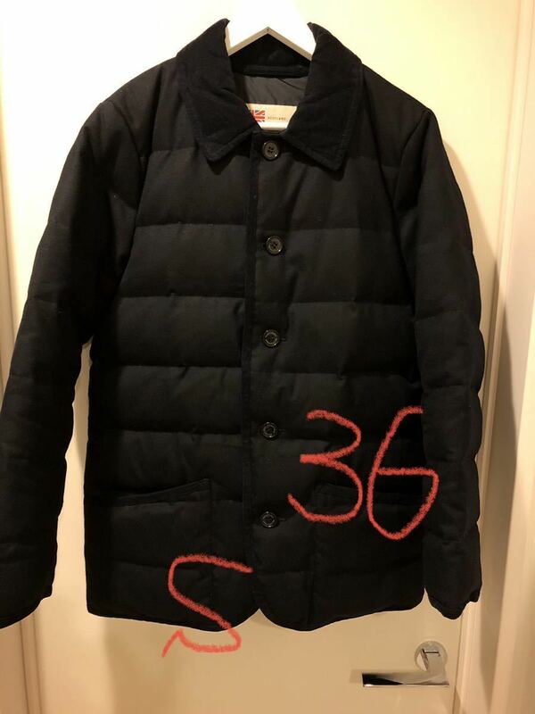 中古/ NAVY 36/ Traditional Weatherwear WAVERLY DOWN トラディショナルウェザーウェア キルティング ダウン マッキントッシュ MACKINTOSH