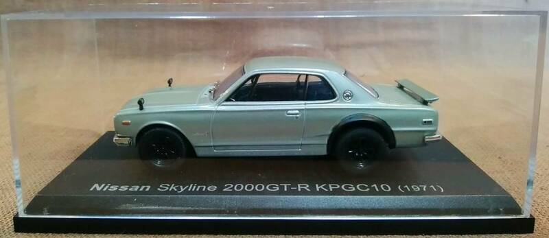 Nissan Skyline 2000GT-R KPGC10 1971 スカイライン 1/43 アシェット 国産名車コレクション 定形外送料350円 レターパック送料520円