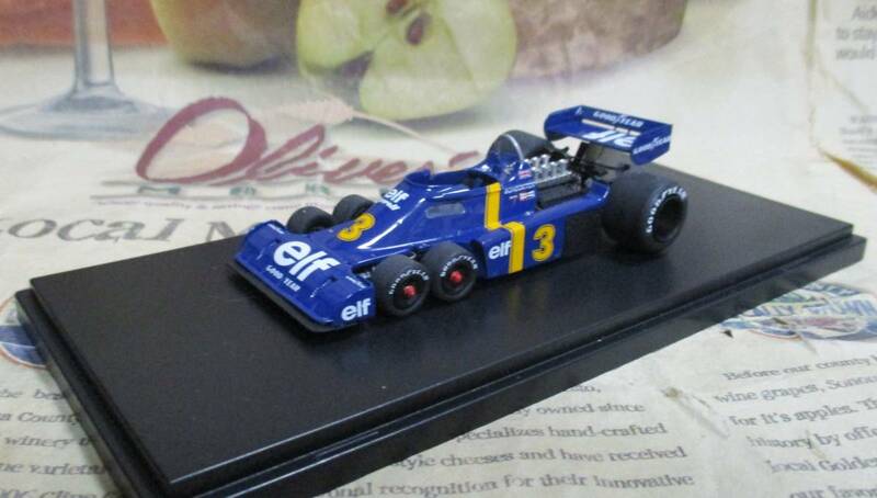 ★激レア絶版*Tameo完成品*1/43*1/43*Tyrrell Ford P34 6 Wheel #3 1976 Swedish GP*Jody Scheckter
