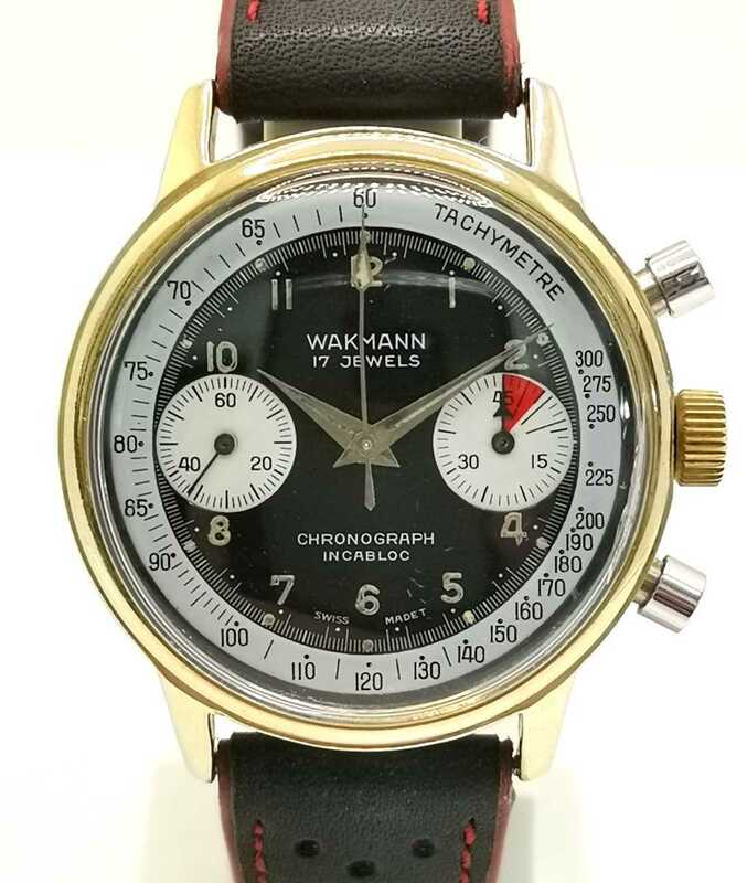 WAKMANN 332 23 ワックマン クロノグラフ 手巻き 時計