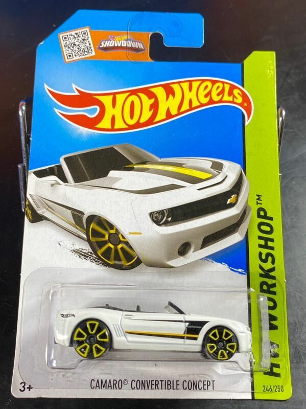 ホットウィール HOTWHEELS CAMARO CONVERTIBLE CONCEPT カマロ 白