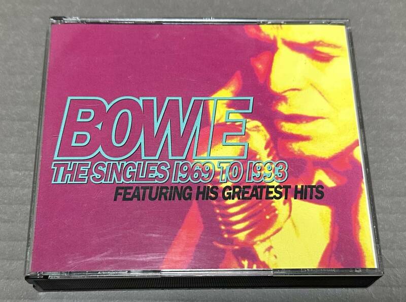 DAVID BOWIE BOWIE THE SINGLES 1969-1993 3枚組CD RYKO CD 1993年 初版 ボーナスディスク付き デヴィッド・ボウイ