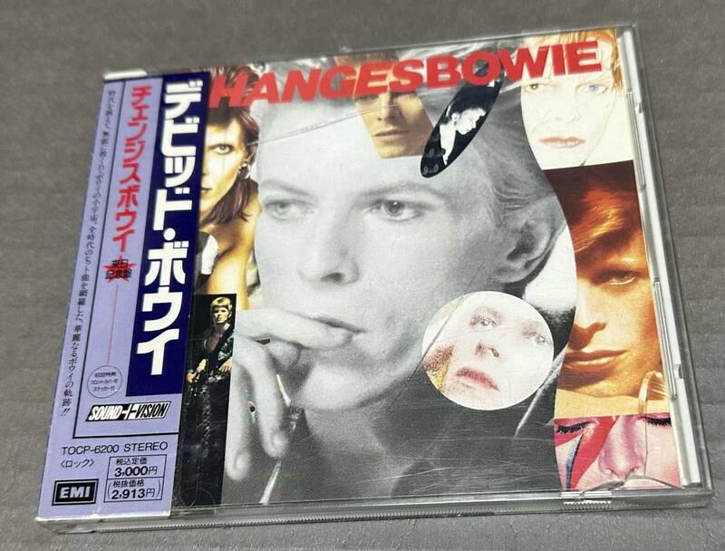 デビッド・ボウイ チェンジスボウイ 来日記念盤 初回特典ステッカー付 CD 1990年 初版 DAVID BOWIE CHANGESBOWIE