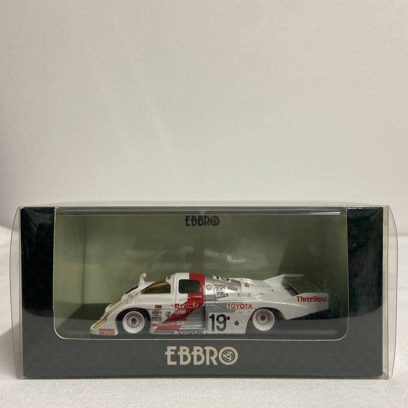 EBBRO 1/43 TOM'S 83C #19 1984年 Riverside エブロ トヨタ トムス リバーサイド6時間レース TRD TOYOTA ミニカー モデルカー