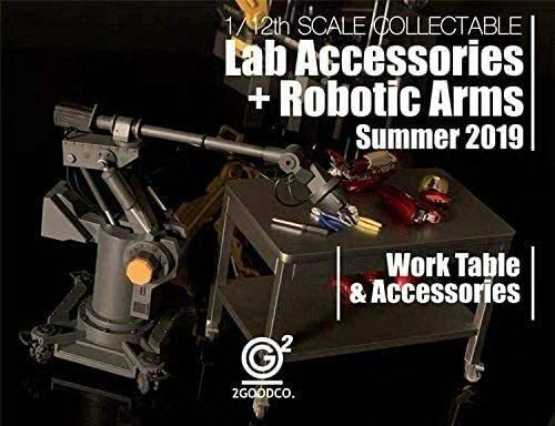 新品 未開封 2GOODCO. Lab Accessories Robotic Arms 1/12 アベンジャーズアイアンマン用アクセサリー 開発作業セット 塗装完成品