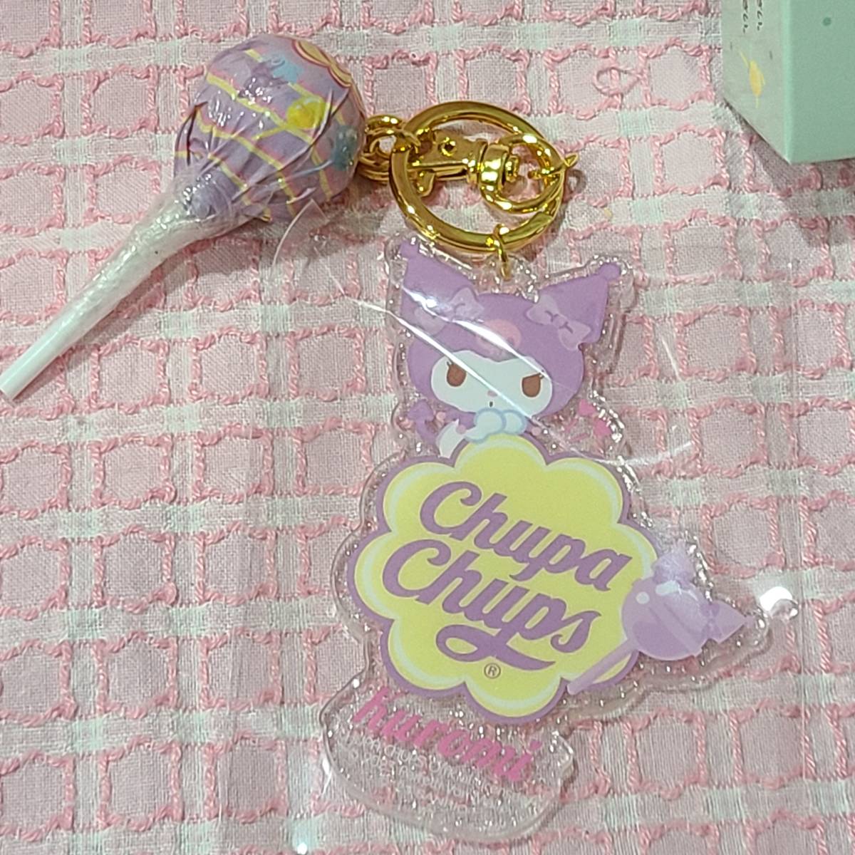 ★【サンリオ】クロミ チュッパチャップス キーホルダー シークレット アクキー アクリルキーホルダー ChupaChups R502_099k