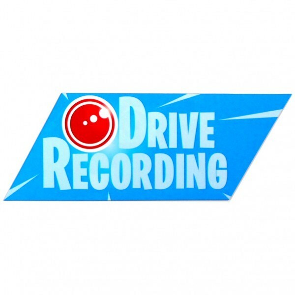 カーマグネット DRIVE RECORDING　(ドラレコ ドライブレコーダー 録画中 車載カメラ)