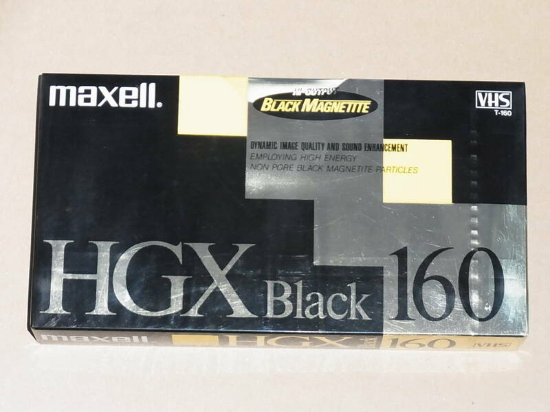 ◎ maxell マクセル VHS ビデオテープ HGX Black 160 ◎