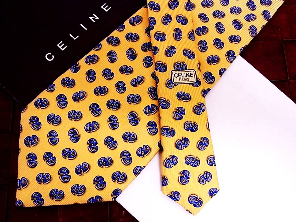 ●2681●良品●セリーヌ【ＣＥＬＩＮＥ】ネクタイ