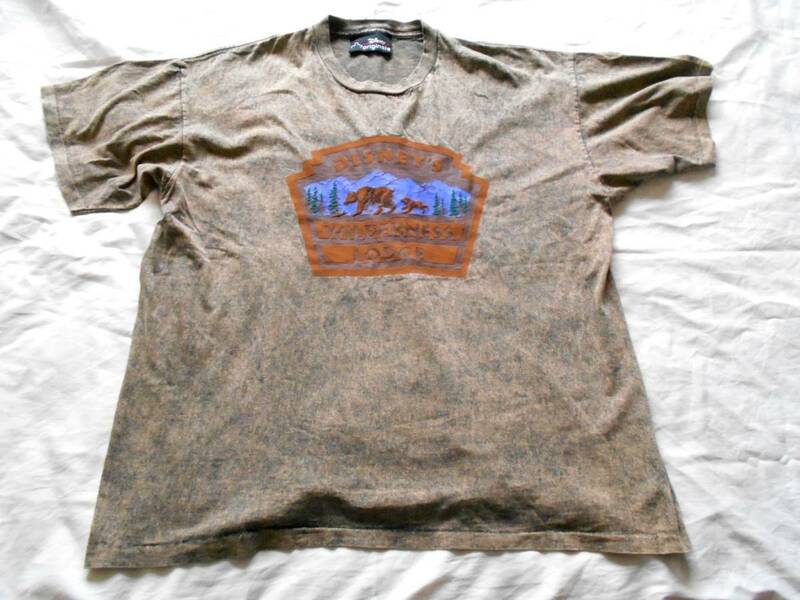 Disney　ディズニー Disney’ｓ Wilgerness　 Lodge USA Tシャツ　９０’ｓ 