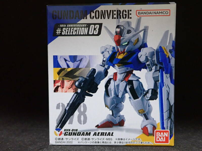 【新品未開封】ガンダム エアリアル GUNDAM CONVERGE 10th ANNIVERSARY #SELECTION 03 ガンダムコンバージ