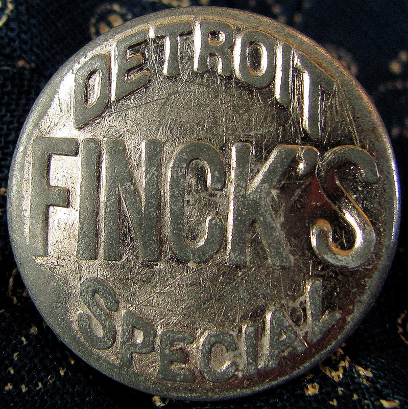 【チェンジボタン】FINCK'S DETROIT SPECIAL 1920年代 ビンテージ カバーオール用 古着 (ワークウェア オーバーオール レア 