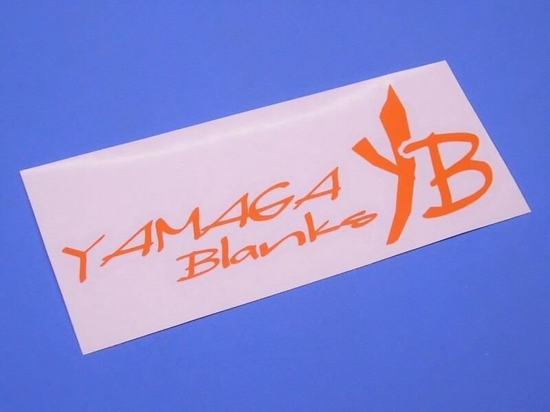 ヤマガ ブランクス YAMAGA BLANKS ＹＢ オレンジ 朱 転写 ステッカー 台紙 169×71mm シール