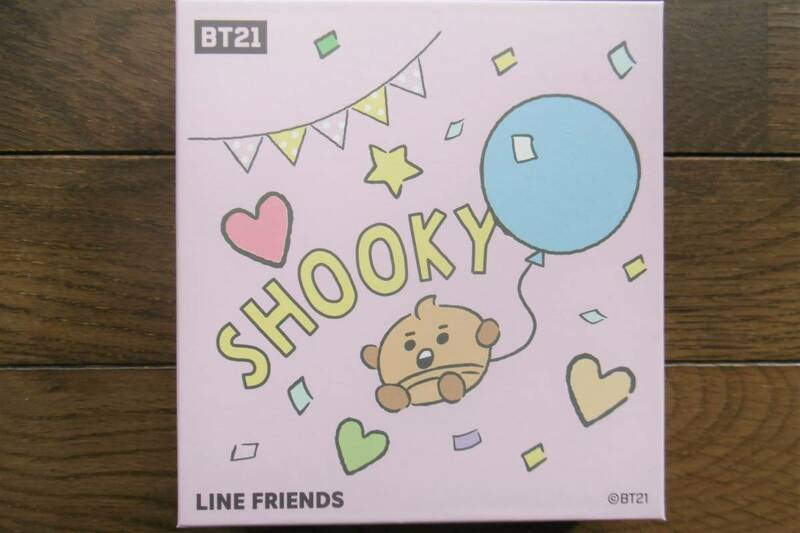 ☆BTS☆BT２１　Tiny TAN　バレンタイン　３色だんご　LINE FRIENDS 　SHOOKY 空箱