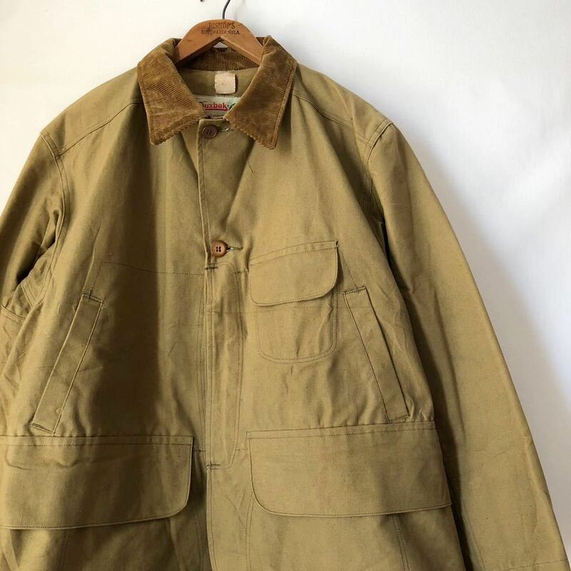 良品! 40s Duxbak ハンティングジャケット 44 カーキ ビンテージ 40年代 ダックスバック Utica シューティングジャケット ヴィンテージ