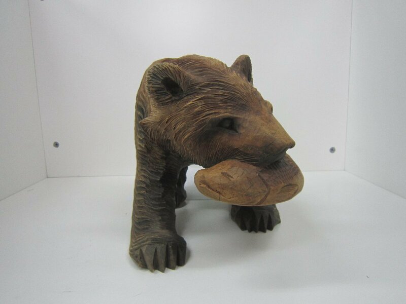 木彫りの熊　　民芸品　中古
