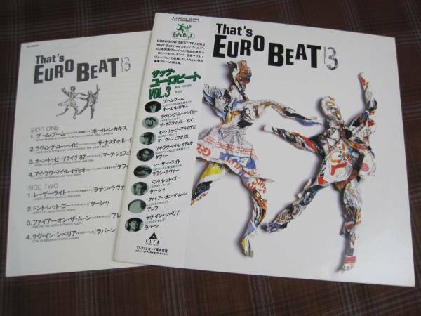 L#691◆帯付ＬＰ◆ザッツ・ユーロビート VOL..3 That's EUROBEAT