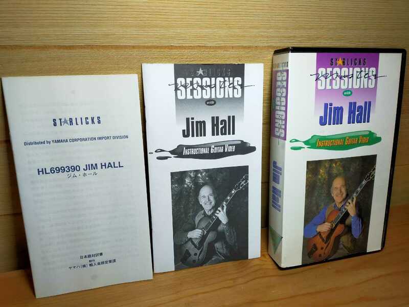 日本語対訳書 タブ譜 ジム・ホール Jim Hall Instructional For Guitar jazz guitar ジャズギター vhs ビデオ 教則 