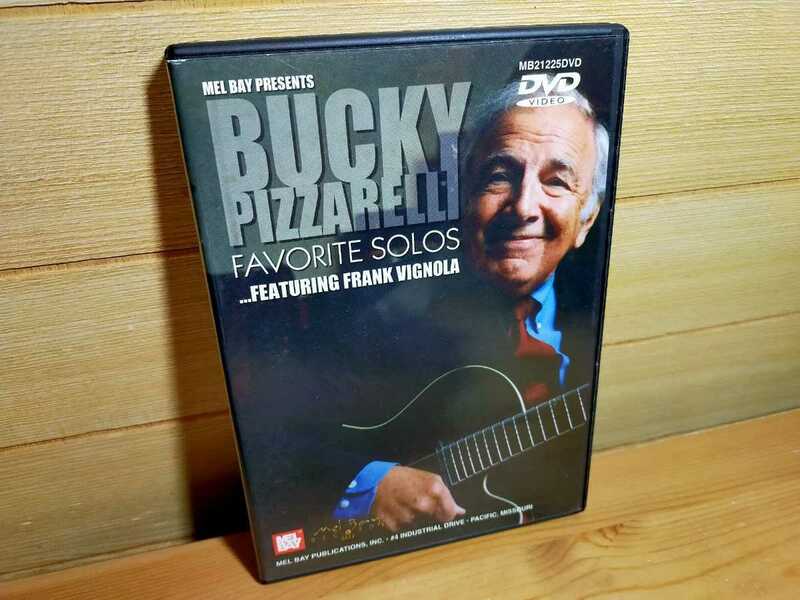 DVD バッキー・ピザレリ Bucky Pizzarelli Favorite Solos Frank Vignola jazz guitar ジャズギター mel bay