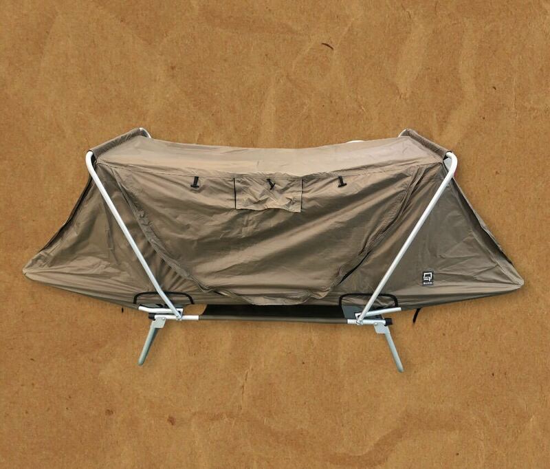 ΛQualz　イージーキャンパー　テントベッド　 簡易テント コット　クオルツ　WILD-1　ソロキャンプ　アウトドア