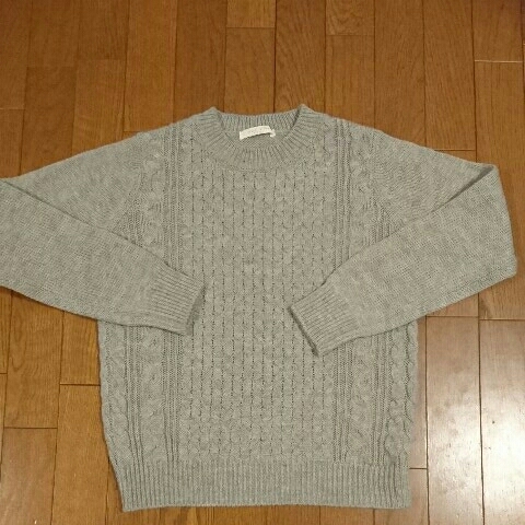 新品未使用★chocol raffine robe セーター Fサイズ・グレー