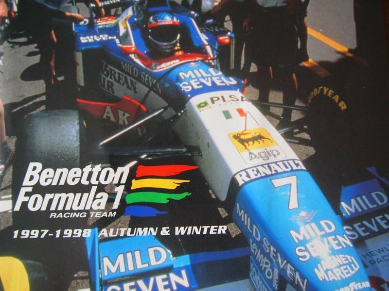 ベネトン フォーミュラー1 レーシング チーム グッズ カタログ 1997-1998 秋冬 美品 F1 Benetton Formula1 RACING TEAM