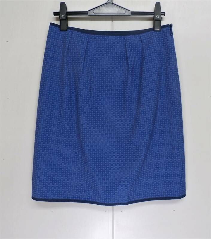 [14585] 　【リフレクト】　ゆったりサイズ11　/　裏地付き　/　青色　/　スカート　/　日本製