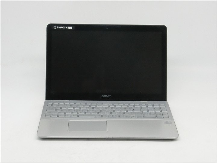 中古ノートパソコン　SONY　SVF15A18CJS　15.6型　CORE　3世代i7 　通電します　起動しません　　詳細不明　ジャンク品
