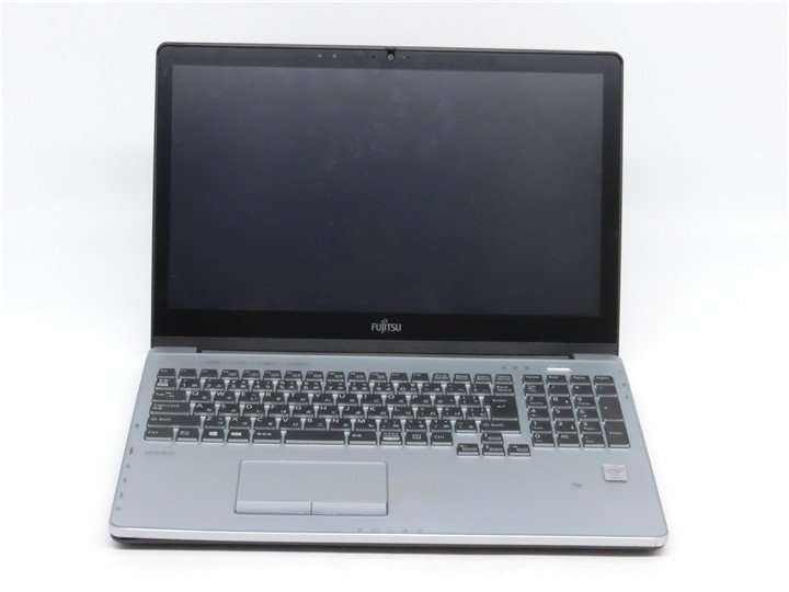 中古　FMV AH90/P　メモリ4GB　CORe4世代i7　　ノートパソコン　通電します　起動しません　詳細不明　　ジャンク扱い 　