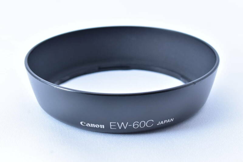 【送料無料・純正】★ほぼ新品★ CANON キヤノン レンズフード EW-60C EF-S 18-55mm F3.5-5.6 用 ほぼ使用感ない超美品