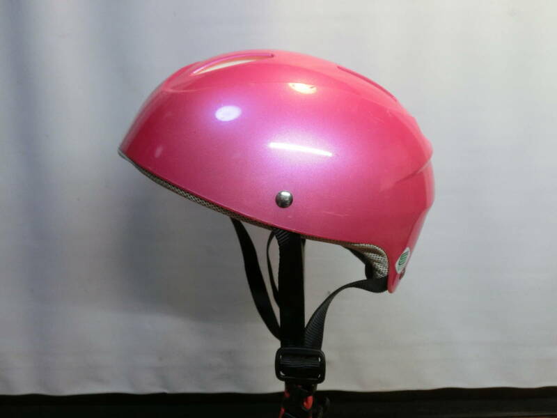 ● OGK　幼児・児童用 自転車ヘルメット KIDS-X7 可愛いピンク 53-54cm ●