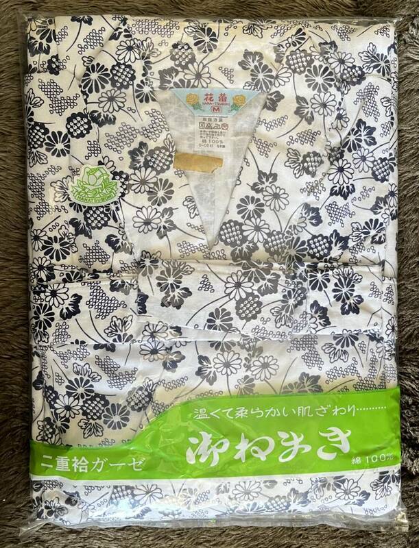 【昭和レトロ】寝巻き メンズ 二重袷ガーゼ 棉100% 日本製 Japanese-style nightgowns made of 100% cotton