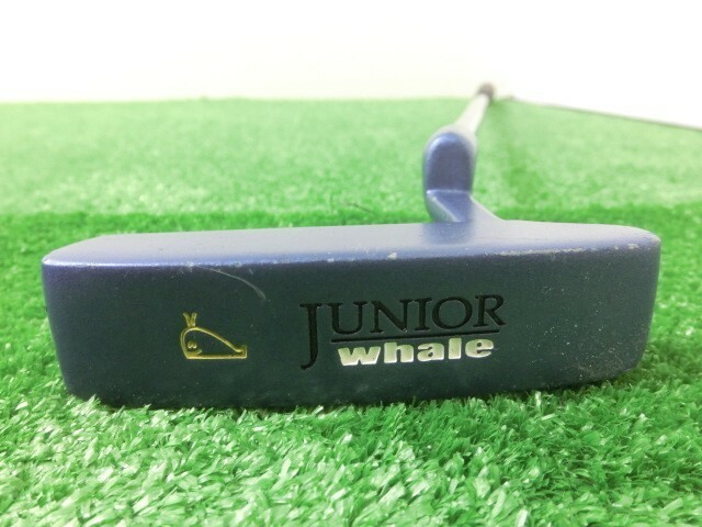 100サイズ♪KINGS POWER JUNIOR whale パター 純正カーボンシャフト V800 中古品 子供用 ♪H1174