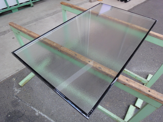 R-513　引取り限定　リクシル　複層ガラス ペアガラス　約　615x1042x19㎜　明り取り　窓 サッシ関連 DIY リフォーム 修理 補修