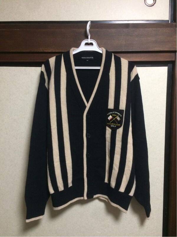 ニコル セーター カーディガン 日本製 ウール