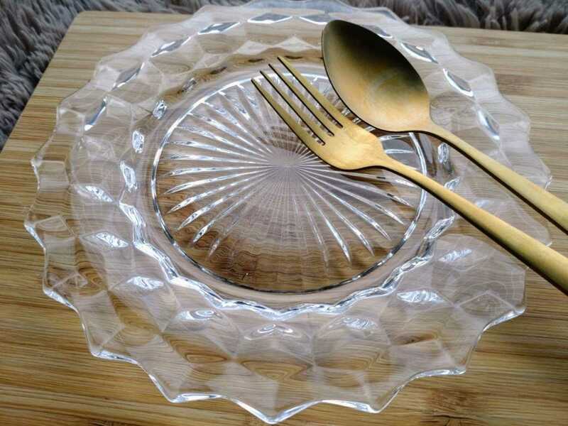 アメリカ製 フォストリア社 プレート Fostoria クリスタルガラス ビンテージ 美品 アンティーク お皿 食器